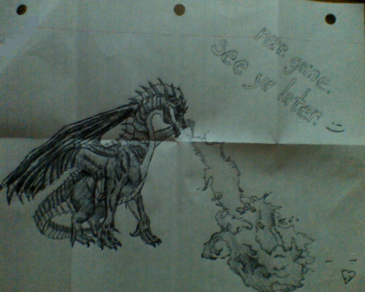 ballpoint pen on paper (circa 2010)